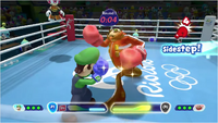 Mario & Sonic at the Rio 2016 Olympic Games - Luigi VS Eggman Boxing