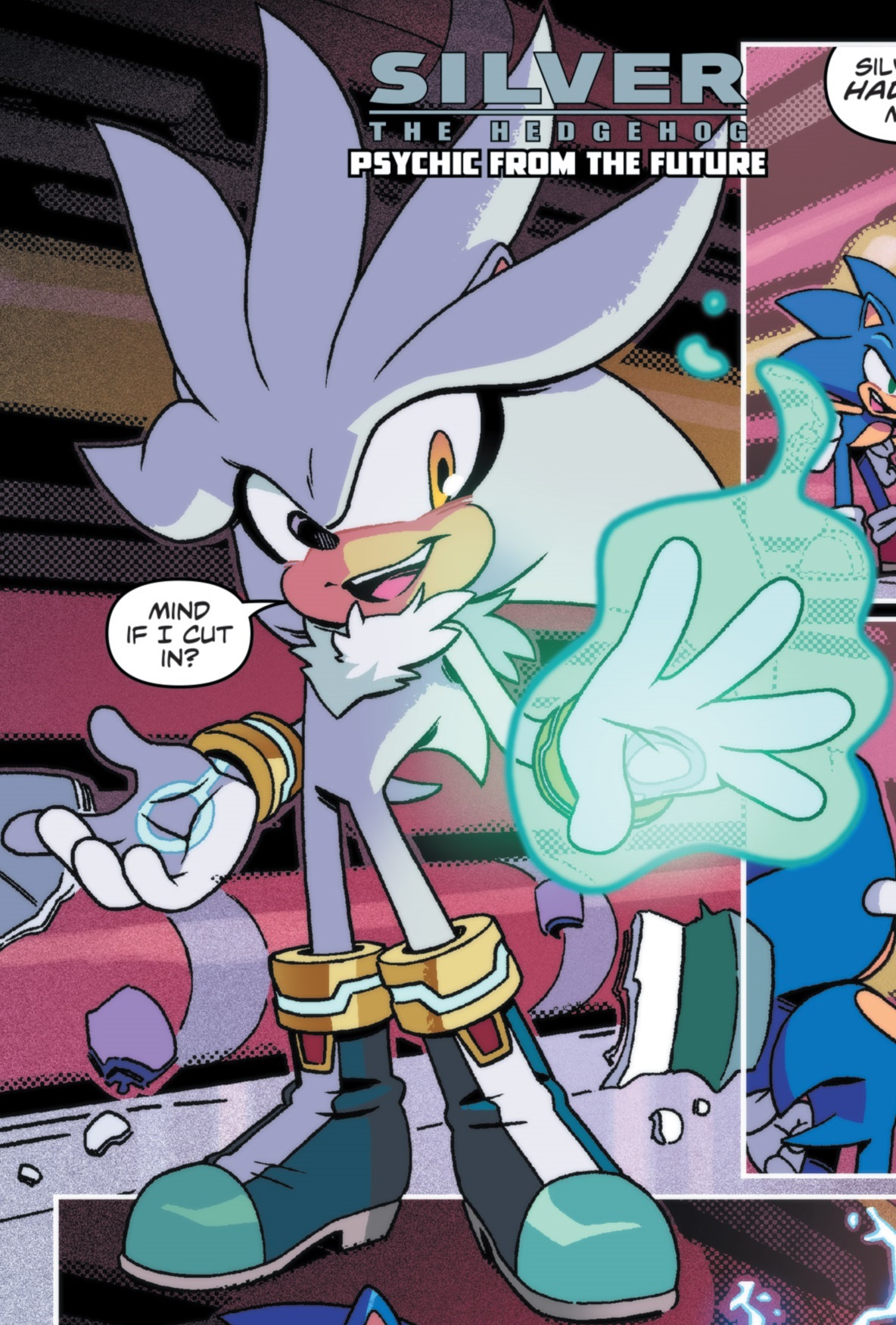 blaze the cat and silver the hedgehog comic