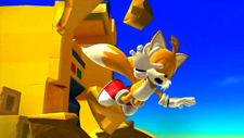 Tails attacked Sonic Lost World