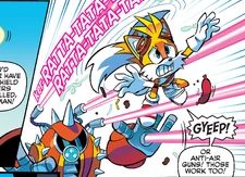 The Big Boy's anti-air guns, from Sonic Boom #4.