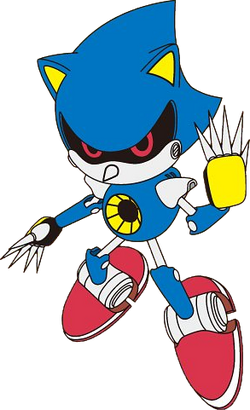 Metal Sonic Model from the Concept and development artwork set for