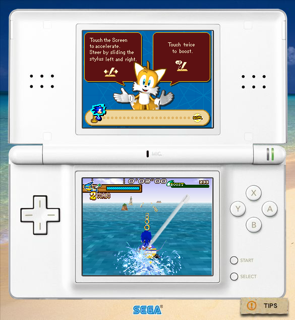 sonic rush play online