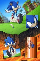 Page four colors. Art by Dan Schoening. Colors by Luis Antonio Delgado.