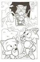 §180 - Sonic and Tails face Zonik, who has been struck with a bottle of Whiffy liquid.