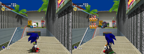 Sonic Adventure 2 Hard mode comparison