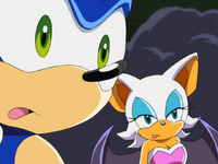 Sonic X Episode 44 Sonic and Rouge 