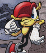 Sonic The Hedgeblog on X: Mighty The Armadillo's introduction panel from  Archie Comic's 'Knuckles Chaotix' 48 page special. [@Sonic_Hedgeblog]  [Patreon]   / X