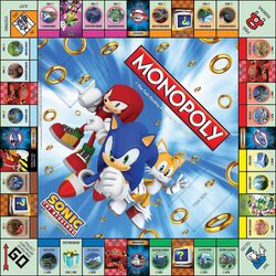 Monopoly Gamer Sonic The Hedgehog Edition Board Game 