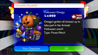 Sonic Runners Halloween Omega unlocked