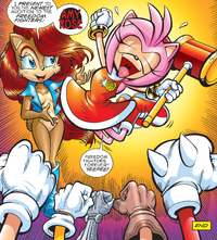 Amy Rose from Sonic the Comic by: Feniiku : r/SonicTheHedgehog