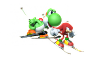 Yoshi and Knuckles