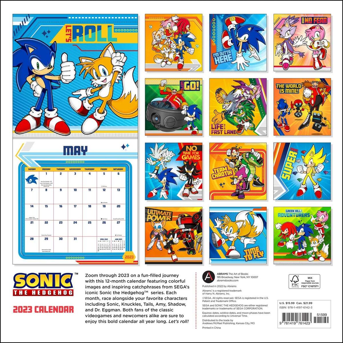 Sonic The Hedgehog 2023 Calendar Sonic Wiki Zone Fandom