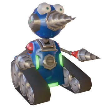 Burrobot model from Sonic Speed Simulator