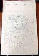 Variant cover, penciled