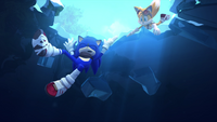 SB S1E01 Sonic Tails underwater