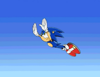 SX S1E15 Sonic leap attempt 1