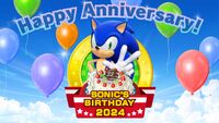Sonic's birthday 2024