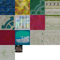 Leaked textures of Sky Sanctuary from the 360 Green Hill Classic Demo.