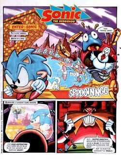  Sonic the Comic #1 VG ; Fleetway Quality comic book