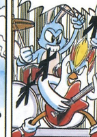 Mach, from Sonic the Hedgehog Story Comic Volume 1.