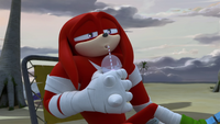 SB S1E20 Knuckles shake