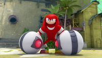 SB S1E38 Knuckles wield Ball Bots