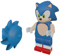 Sonic Forces: Speed Battle - Sonic with an Ice Mine and a Fireball