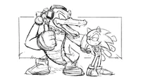 April - Sonic and Vector sketch