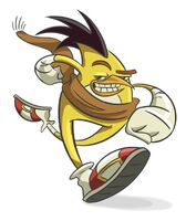 A drawing of Chuck based off Sonic's design in Sonic Boom.