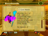 The Cure Master's profile in the Xbox 360/PlayStation 3 version of Sonic Unleashed.