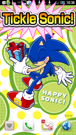 Happy Sonic Live Wallpaper Sonic News Network Fandom