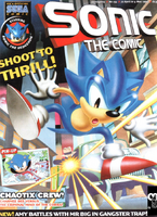 Sonic the Comic #154 (April 1998). Art by Mick McMahon. Color by John M Burns.