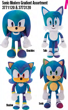 Sonic 8 Plush - Assortment - Modern Shadow