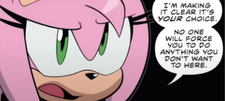 Amy making it clear