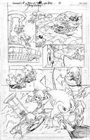 Page eleven pencils. Art by Tracy Yardley.