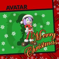 The Avatar in Santa's outfit (Christmas 2017)