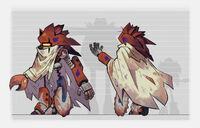 Model sheet, by Nathalie Fourdraine