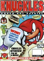 Knuckles Knock-Out Special (April 1996). Art by Carl Flint.
