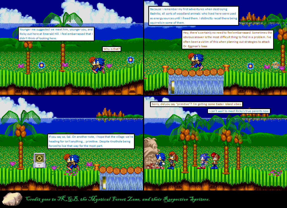 Comics with more sonic sprites (sorry if here are same sprites