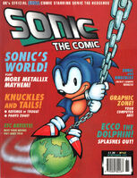 Sonic the Comic #61 (September 1995). Art by Carl Flint.