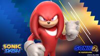 SonicDashMovieKnucklesEventStoreBanner