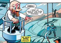 Snively taking Alien Vessel