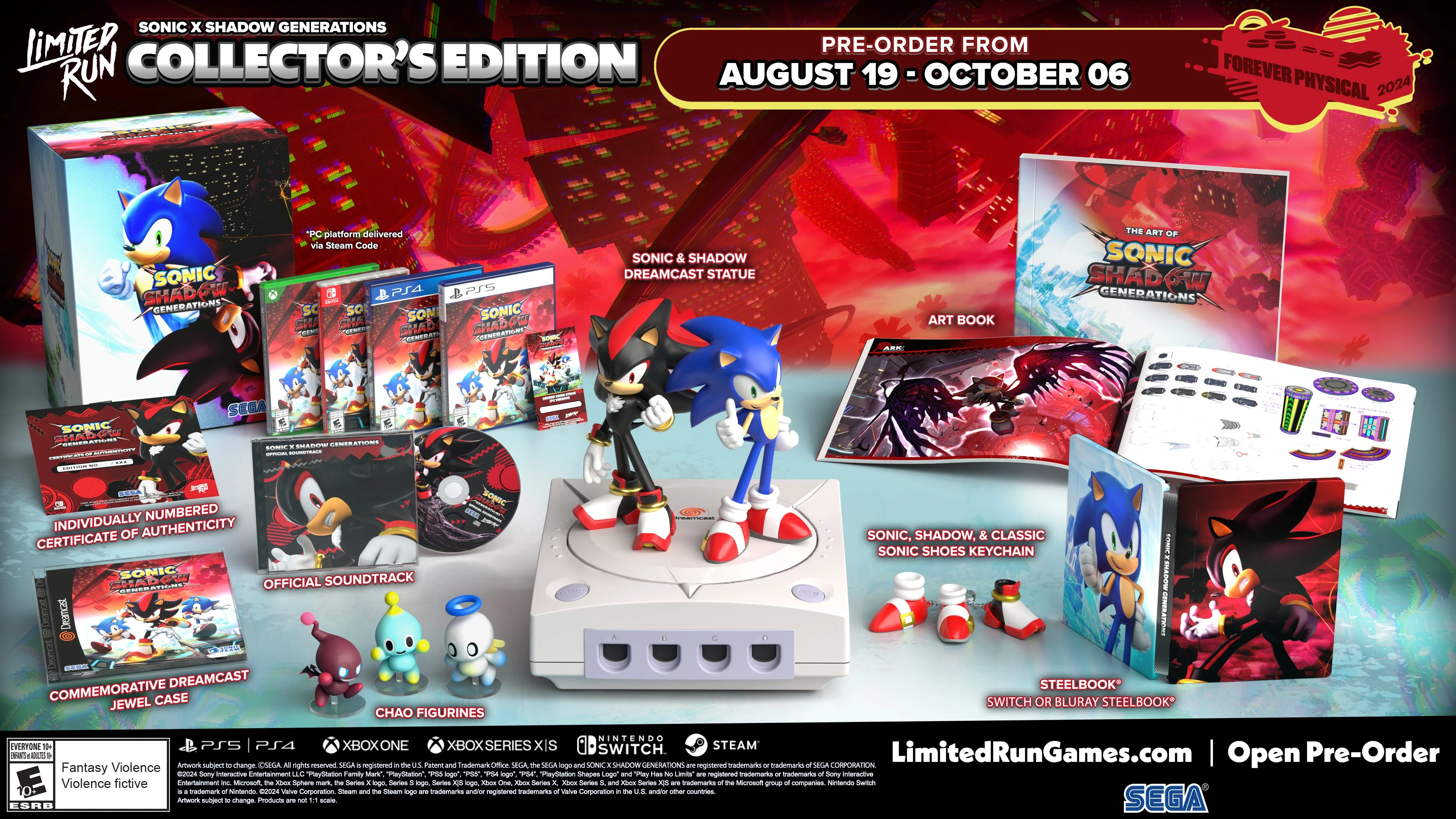 Sonic x Shadow Generations PS5 Japan Ed. New (Multi-Language