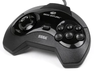 El mando de la Sega Saturn.