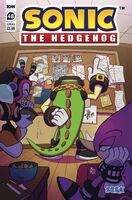 Sonic the Hedgehog #48 (February 2022). Art by Abby Bulmer. Coloring by Joana Lafuente.