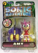 ReSaurus Amy figure with Piko-Piko hammer, base, stand, ring, and sticker