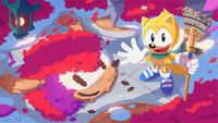 November 2023 - Ray the Flying Squirrel in Press Garden "Let’s hang out together again!"