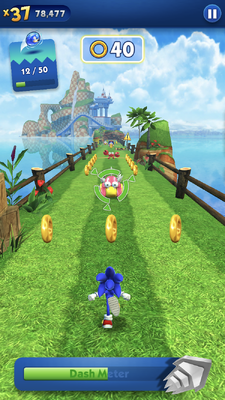 Mobile - Sonic Dash - Sonic Movie Event Graphics - The Spriters Resource