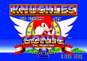 Sonic and knuckles and sonic2 title