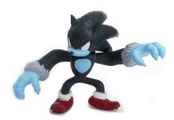 Sonic The Werehog Chaveiro Personagem Sonic Takara Tomy